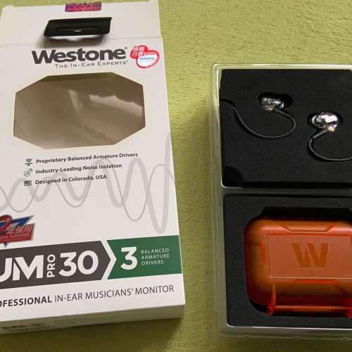 Westone UM pro 30 in ear monitor