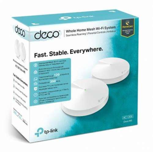 tp-link Mesh Wi-Fi System AC1300 Deco M5 (2-pack)