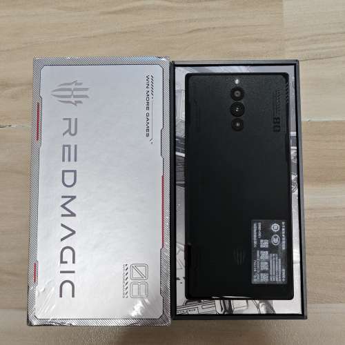 REDMAGIC 紅魔8 Pro 12GB+256GB 暗夜黑 國行 98%新