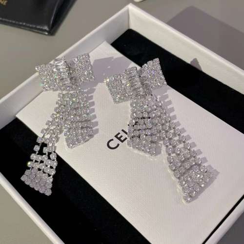 CELINE蝴蝶結耳環