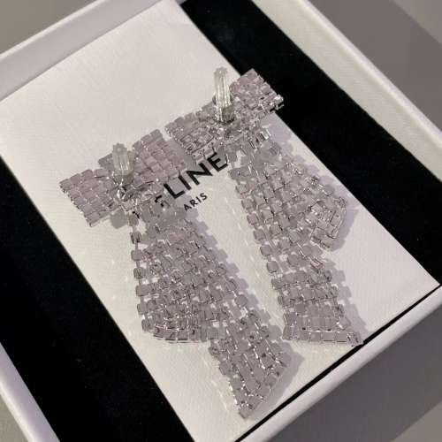 CELINE蝴蝶結耳環