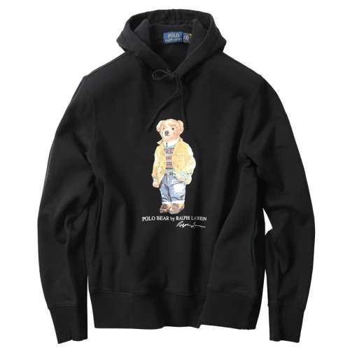 全新POLO BEAR RALPH LAUREN HOODIES 黑色