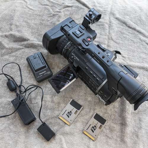 Very good condition Video Camera Panasonic HPX260 MC (HPX250) Full HD + 2 x 64Gb