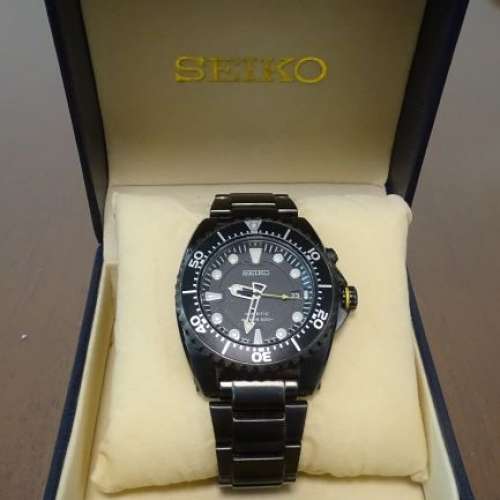 Seiko PVD Kinetic 黑鋼日本生產
