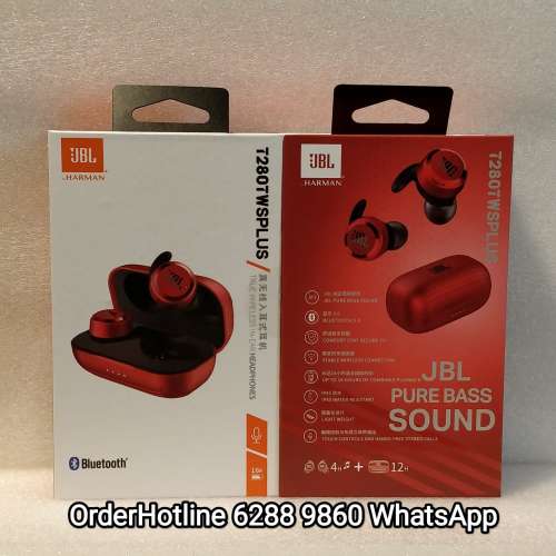 JBL T280TWSPLUS by Harman.  高級藍牙耳機 Top Quality Bluetooth  Headsets