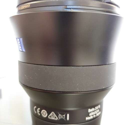 1支 極少用 蔡司 Zeiss Batis 18 2.8 E-Mount 連濾鏡