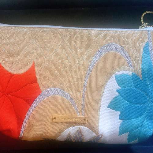 Japanese embroidered pouch