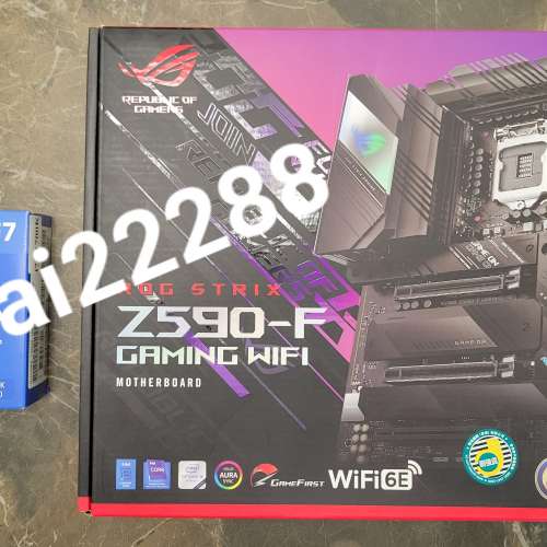 ASUS Z590 F + Intel i7 11700K