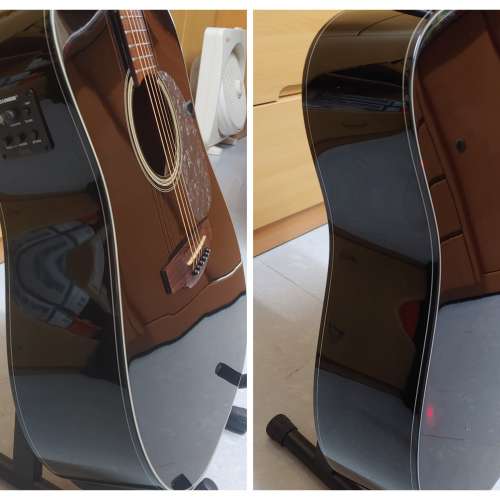 Takamine D2D-BLK 民謠電木結他+結他袋