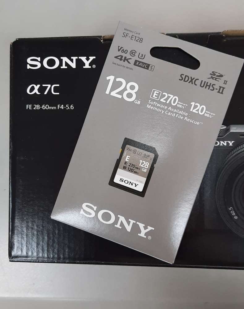買賣全新及二手記憶卡, 攝影產品- 全新未開盒Sony 128GB SDXC UHS-II