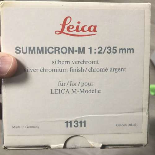 Leica M10-P & Summicron M35mm F/2 Silver 11311