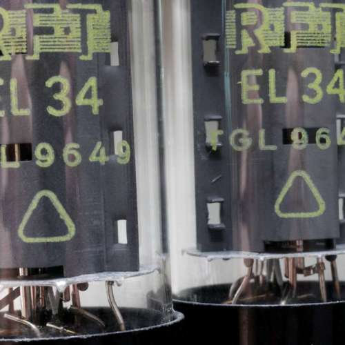 RFT  EL34 真正(NOS)全新舊管1970-80年Germany Muhlhausen制造(連原裝盒及購買單)