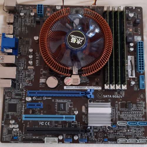 Asus 板 + i5-4590 CPU + 32G RAM + 全新CPU FAN (無背板).....$750