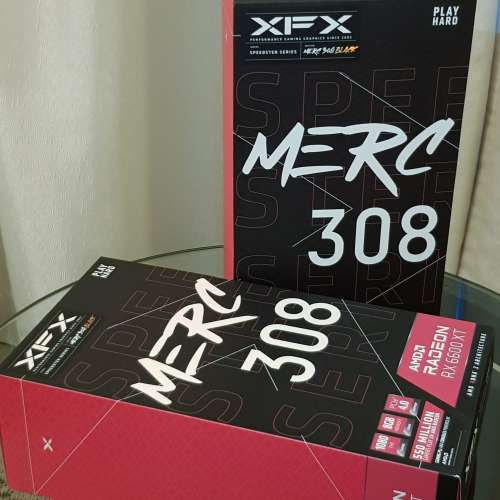 全新展示貨, 完全未開封口, XFX Speedster MERC 308 AMD Radeon RX6600 XT, 貨Post 1
