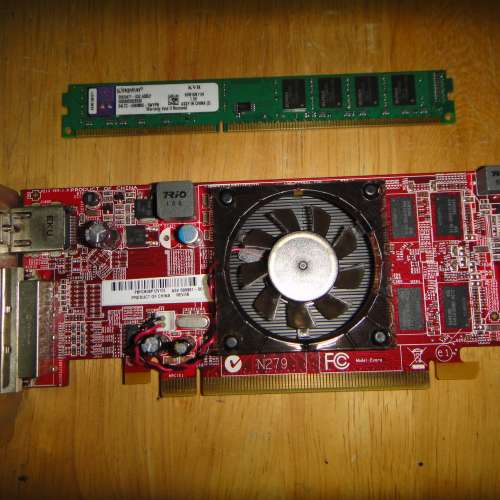 Kingston DDR3 1600 4GB 連ATI Radeon™ HD 5450 顯示卡 有HDMI 短卡