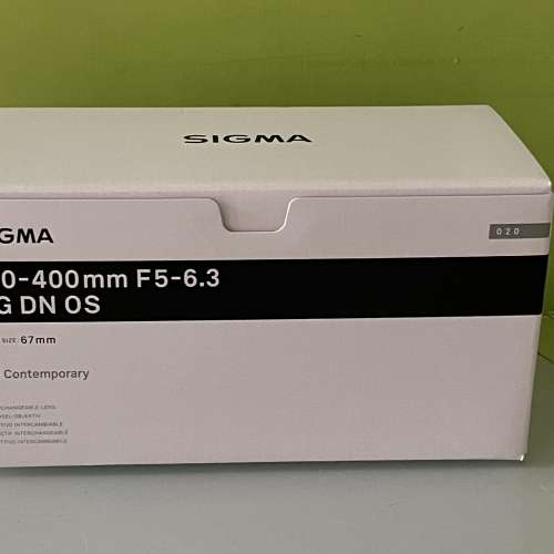 Sigma 100-400mm DG DN OS E-Mount(Sony)