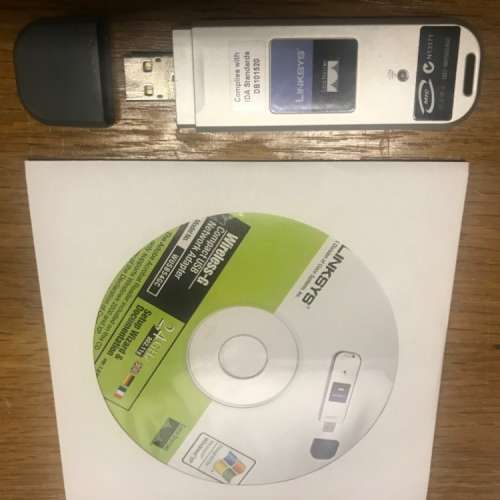 Linksys wireless-g usb adapter 台式電腦無線上網usb手指