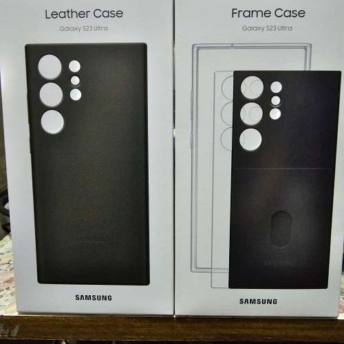 Samsung s23 ultra Frame case n Leather case