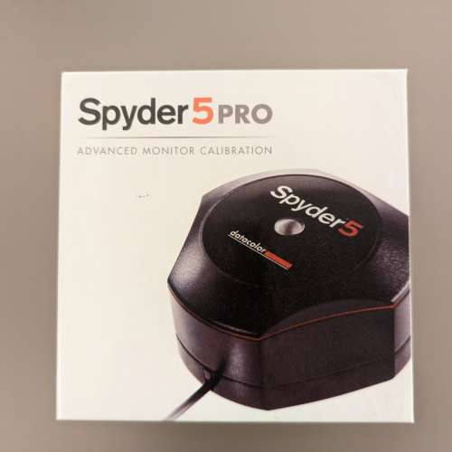 未開封 Datacolor Spyder 5 PRO 電腦螢幕校色器