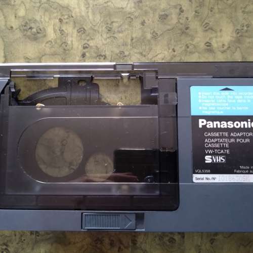 Panasonic VW-TCA7E ADAPTOR (VHS-C to VHS)