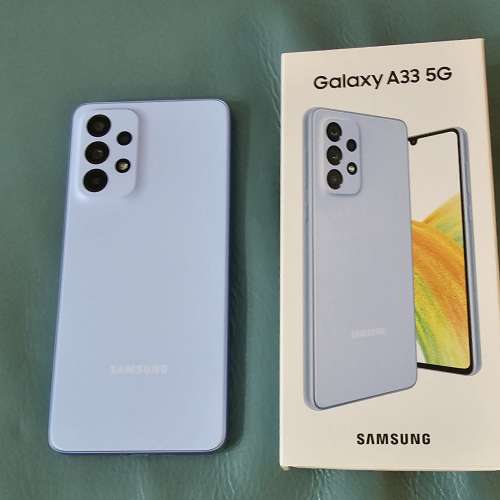 98% New Samsung A33 5G 三星行貨 8+128G 藍色