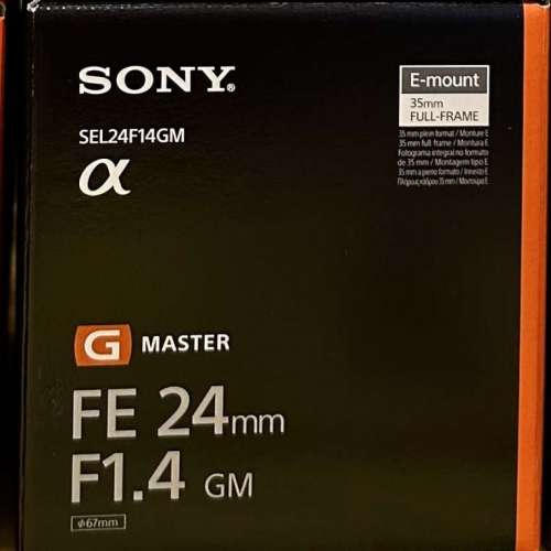 Sony 24mm F1.4GM