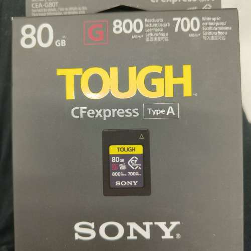 全新 TOUGH CF-A 80GB Sony CFexpress type A A1 A7iv A7siii A7R5 可用