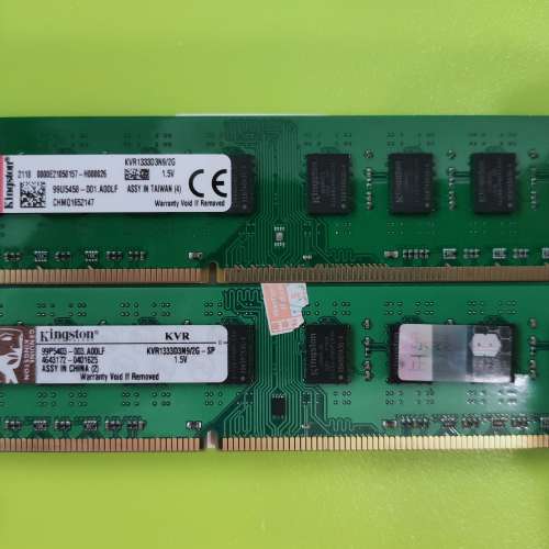 Kingston DDR3-1333 2 x 2GB (共4GB)