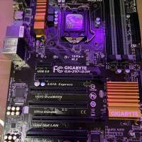 新淨GIGABYTE GA-Z97-D3H底板連背板