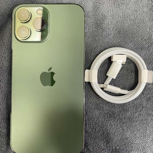 99%New iPhone 13 Pro Max 1TB 綠色 香港行貨 蘋果保養到2023年3月30日 有配件 電池...