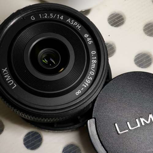 Panasonic LUMIX G 14mm F2.5 ASPH 樂聲 鏡頭 (for M43 / Olympus M.Zuiko)