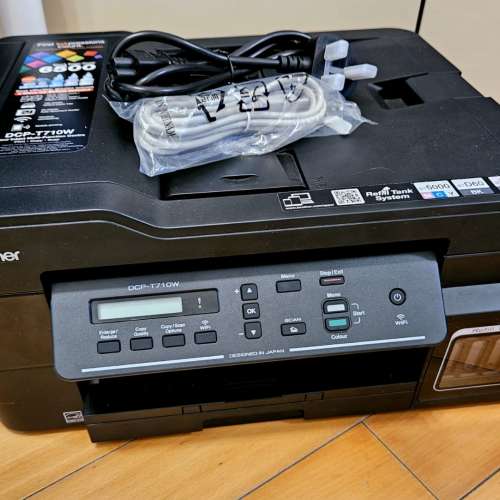 99%新淨 兄弟牌 color printer inkjet Brother DCP-T710W 多功能 彩色 打印機 噴墨 ...