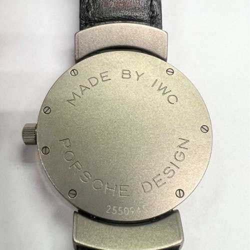 Porsche Design IWC Watch 18k Gold Titanium Calendar Swiss Wristwatch