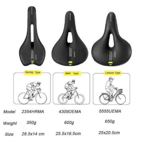 100%NEW Selle Royal REMED Memory Foam Bicycle Saddles (4309D/5550U/2354H)