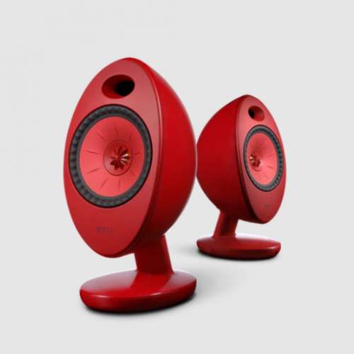 100% 全新 KEF EGG DUO Wireless HiFi Speakers 紅色(完全未開箱)