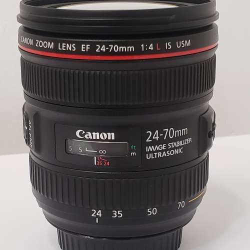 Canon EF 24-70mm f/4 L IS USM - 98% 新，香港行貨， 送 日本制 UV Filter