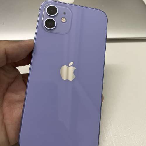 iPhone 12 128,紫色，港行極新，冇修冇拆，完全冇花，所有功能正常，跟充電線，冇盒...