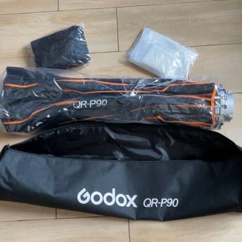 Godox 神牛 QR-P90 Bowens Mount 拋物線型快速柔光箱連網格