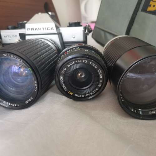 Praktica 相機連鏡頭 一套