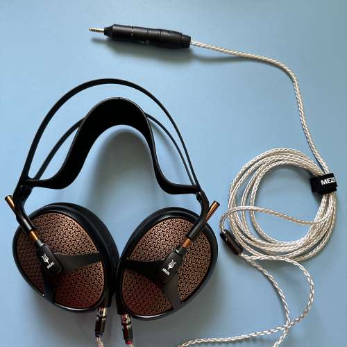 Meze Audio Empyrean 鍍銀升級版4pin xlr頭 + ddhifi 4.4轉插 + 耳機架