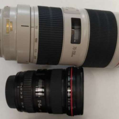 Canon  EF70-200mm .2.8Lii....EF17-40mm.4L