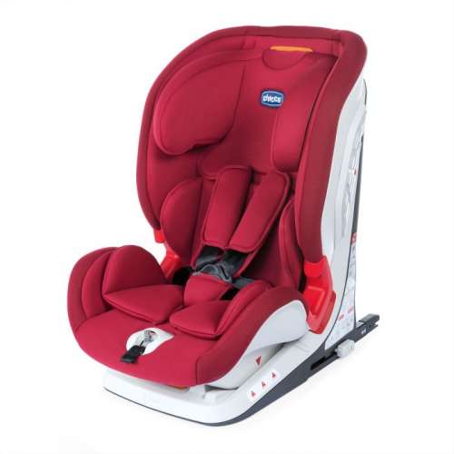 98% 新Chicco Youniverse Fix Car Seat 汽車安全座椅 (Red Passion)