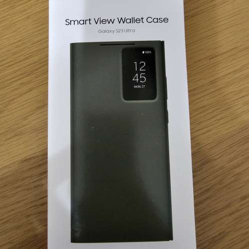 Samsung Galaxy S23 Ultra Smart View Wallet Case(全新)插卡式智能視窗保護套/卡夾...