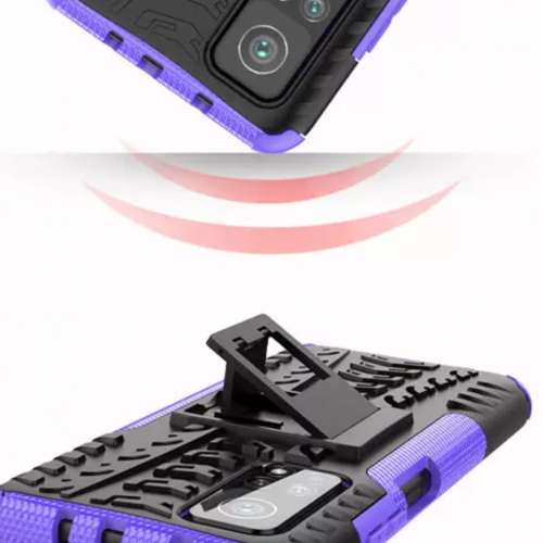 全新-小米 Mi 10T Pro 手機套。超強保護，防摔防滑，收合支架