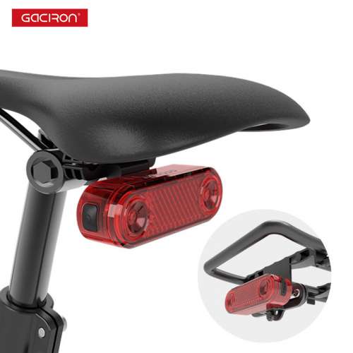 100%NEW GACIRON W12BR Smart Brake Warning Bicycle Shelf Braking Light