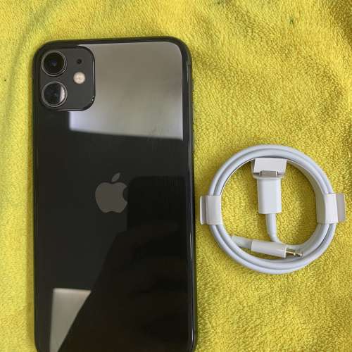 90%New iPhone 11 256GB 黑色 香港行貨 有配件 電池效能95% 自用首選