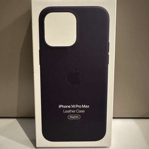 全新未拆少量現貨 iPhone 14 Pro Max Leather Case with MagSafe 手機皮製機殼 原裝...