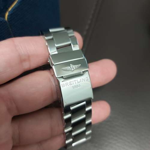 💯日本限定500隻 漂亮湖水籃面💯 BREITLING Colt Chronograph  一年錶，新淨有保用*...