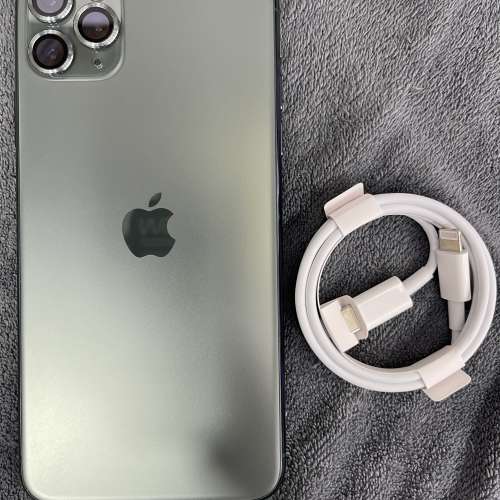 99%New iPhone 11 Pro Max 256GB 綠色 香港行貨 有配件 電池效能96% 自用首選超值