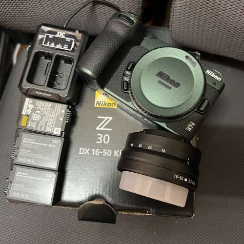 (行貨有保）Nikon Z30 + 16-50mm Kit set （有3粒電）
